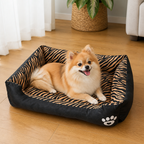 DogBedHouse Cozy Plush & Washable Dog Bed
