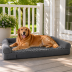 DogBedHouse Orthopedic Memory Foam & Non-Slip Dog Bed (Removable Cover)