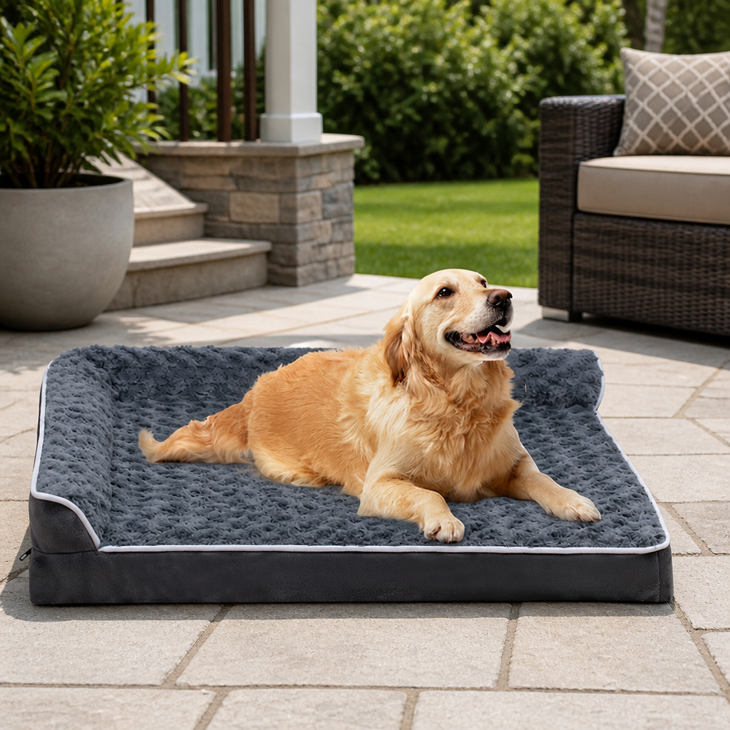 DogBedHouse Non-Slip & Removable Cover Dog Sofa Bed
