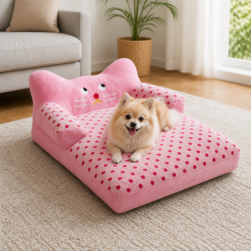 DogBedHouse Calming Washable & Non-Slip Sofa Bed (Removable Cover)