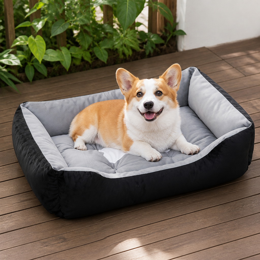 DogBedHouse All-Season High-Resilience Dog & Cat Bed