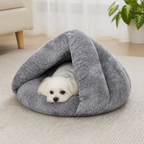 DogBedHouse Cozy Triangular Nook & Soft Polyester Pet Bed