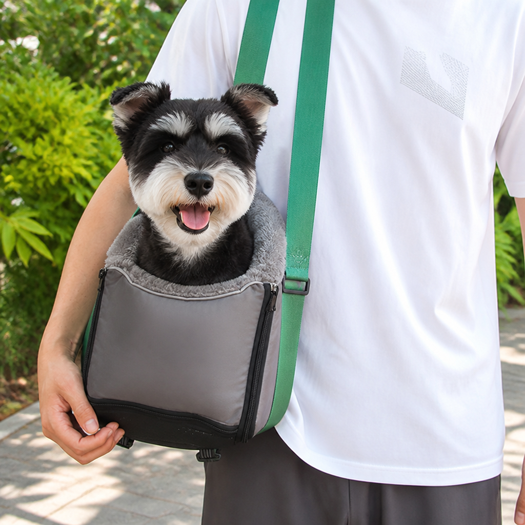DogBedHouse Cushioned Nest & Durable Polyester Travel Carrier