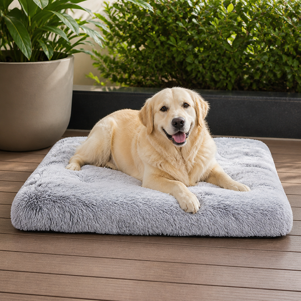 DogBedHouse Cozy Plush & Detachable Cover Dog Bed