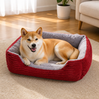 DogBedHouse Cozy All-Season Corduroy Dog Bed (Multiple Sizes)