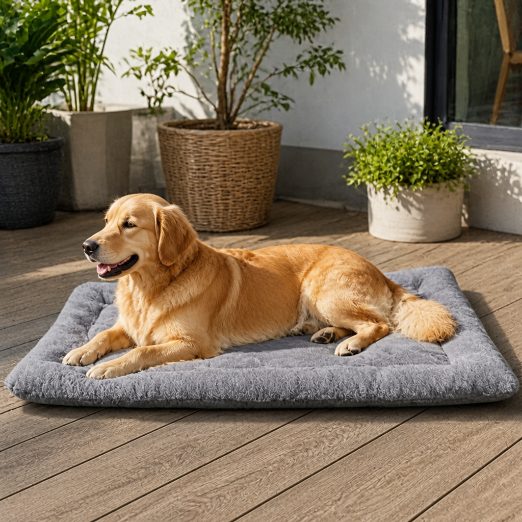 DogBedHouse Fleece-Filled & Washable Dog Bed (Large)