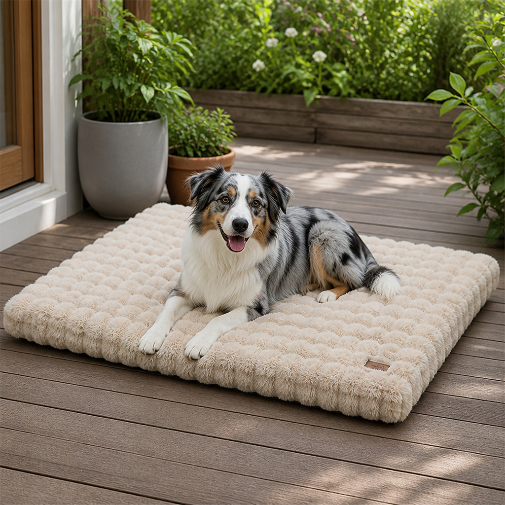 DogBedHouse Thick Polyurethane Foam & Removable Cover Dog Bed