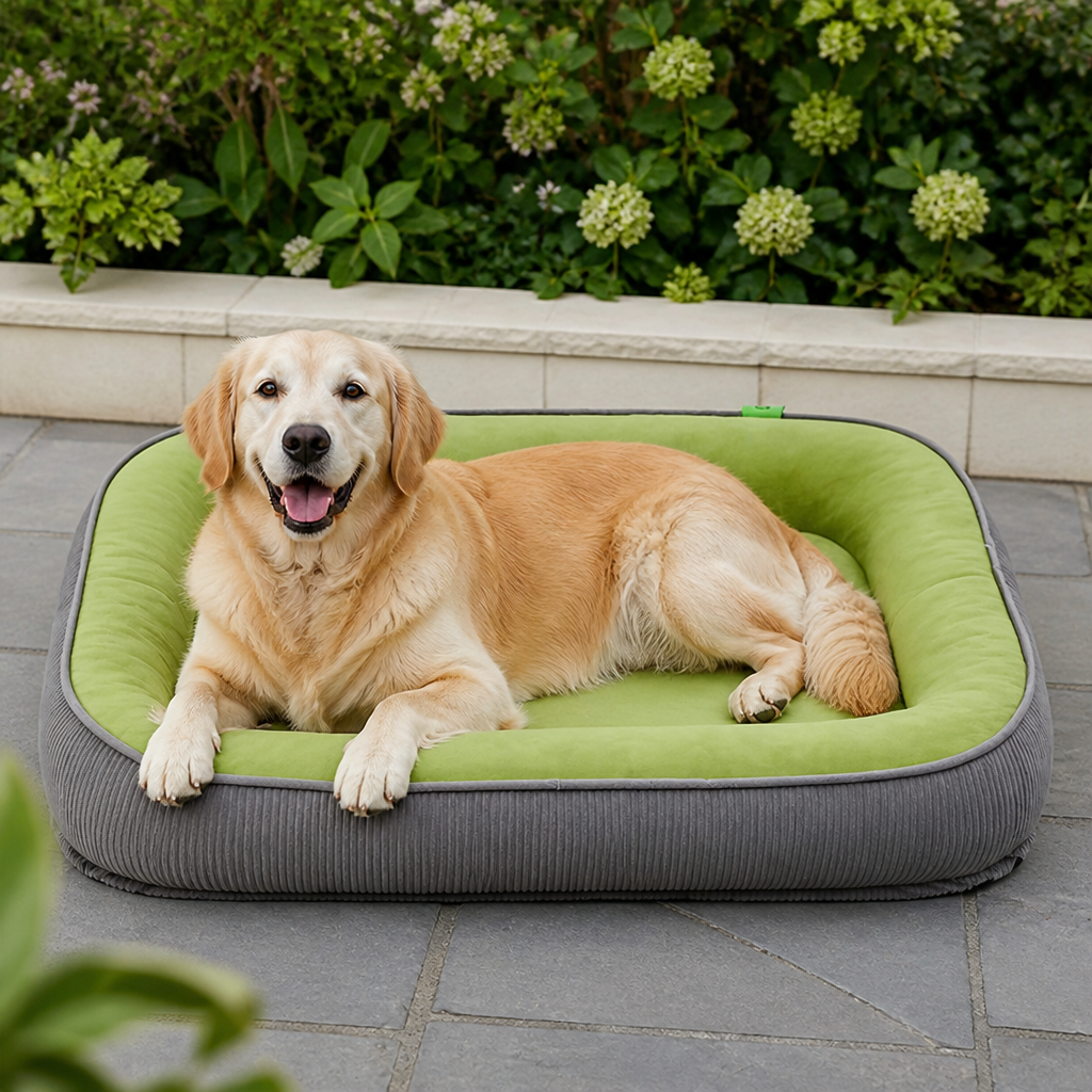 DogBedHouse All-Season Moisture-Wicking Polyester Dog Bed