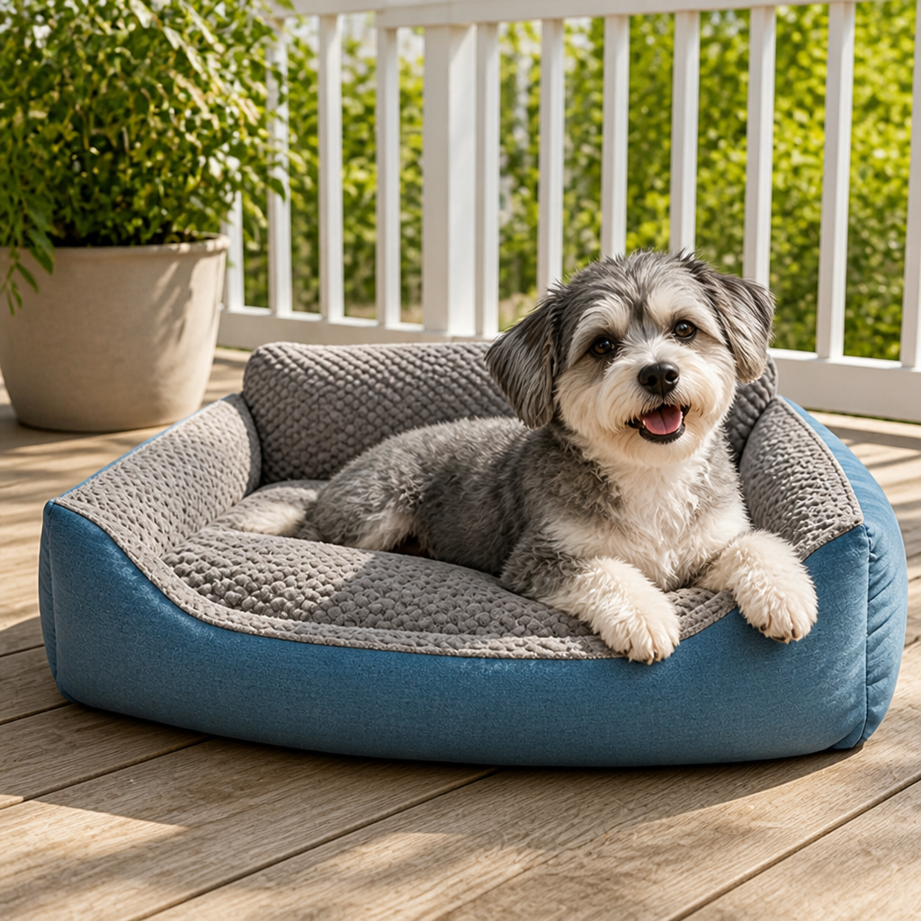DogBedHouse Plush High-Back & Thick Padding Pet Sofa Bed