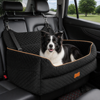 DogBedHouse Thick Padded Dog Booster Seat (Removable & Washable Cover)