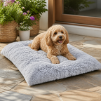 DogBedHouse Gradient Plush Fleece Dog Bed