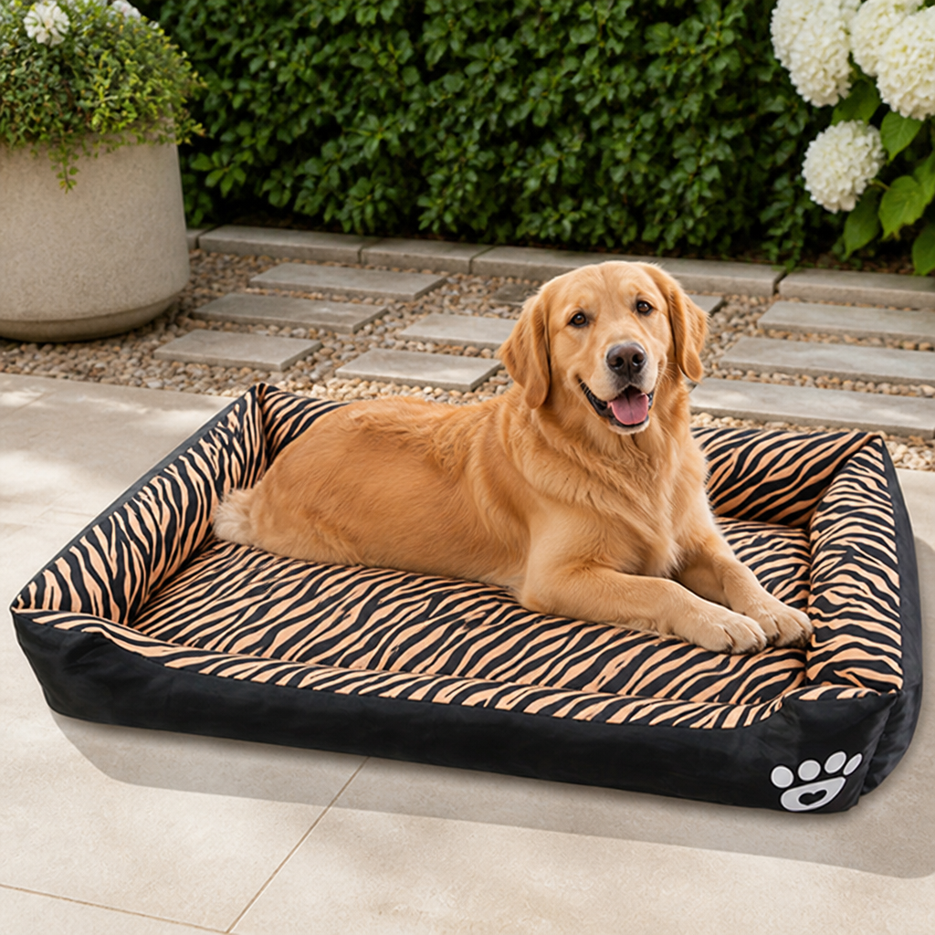 DogBedHouse Cozy Plush & Washable Dog Bed