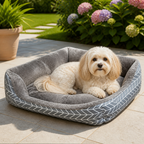 DogBedHouse Ultra-Soft Plush & Thick Cushion Pet Bed
