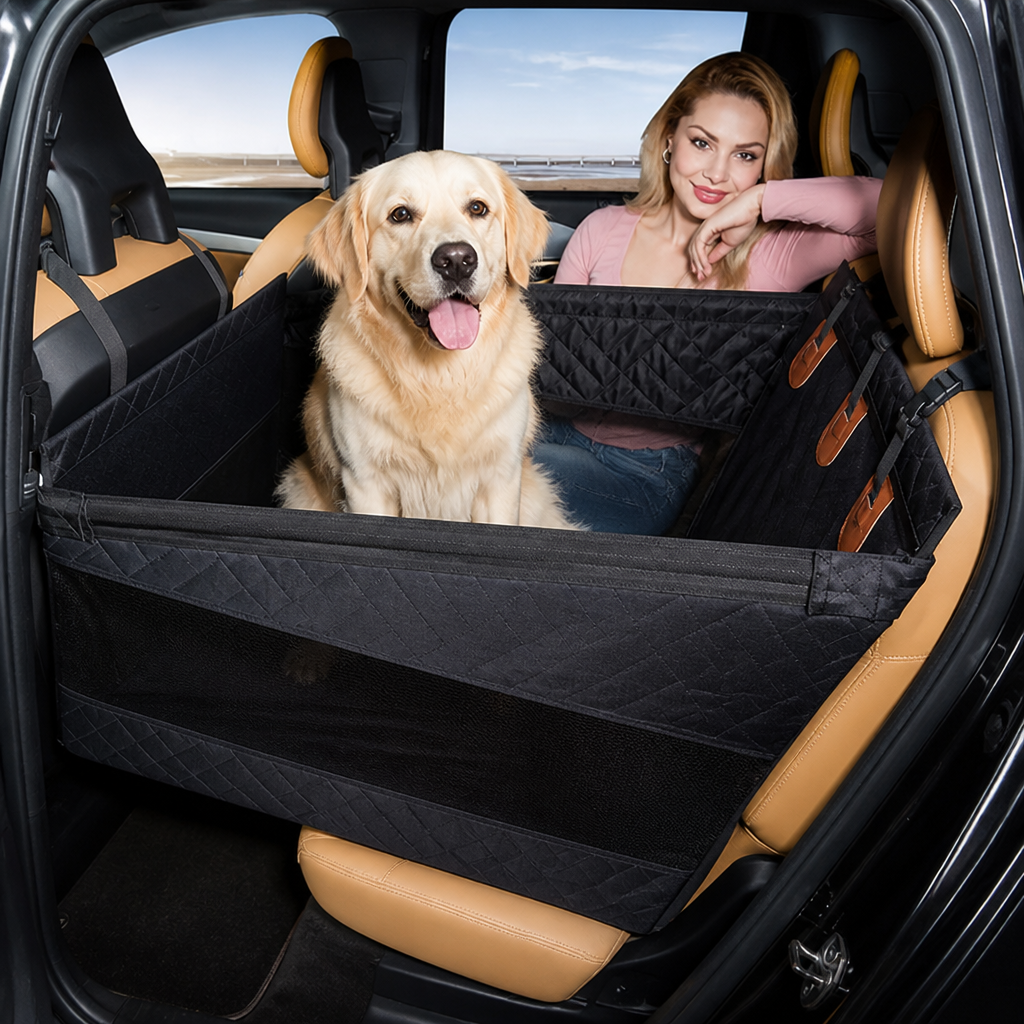 DogBedHouse Durable Hammock-Style Car Seat Extender