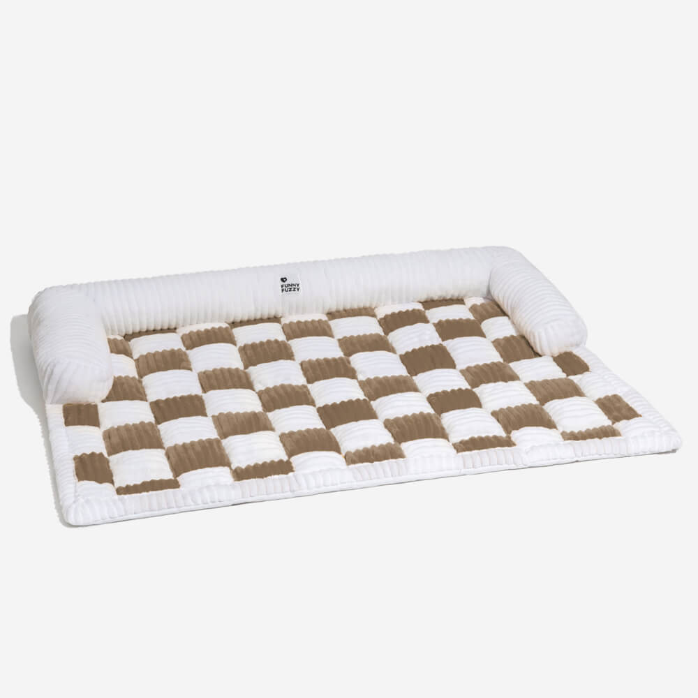 Cozy Check Cuddle Couch Bed