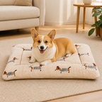 DogBedHouse Double-Sided Fleece & Machine Washable Dog Bed
