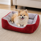 DogBedHouse Cozy All-Season Corduroy Dog Bed (Multiple Sizes)