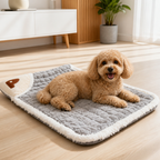 DogBedHouse Four-Season Plush & Washable Dog Sleeping Mat (Removable Floor Mat)