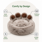 DogBedHouse Warm Plush & Thickened Polyester Pet Bed