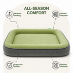 DogBedHouse All-Season Moisture-Wicking Polyester Dog Bed