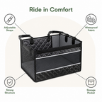 DogBedHouse Oxford Fabric & Machine-Washable Car Seat Extender (Storage Pocket)