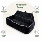DogBedHouse Large Washable & Tethered Dog Car Seat