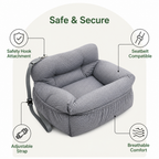 DogBedHouse Safety Hook & Buckle Dog Car Seat