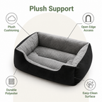 DogBedHouse Plush Mattress-Style & Easy-Clean Polyester Pet Bed (Indoor/Outdoor)