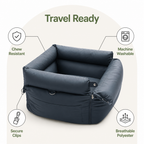 DogBedHouse Chew-Resistant & Washable Dog Car Seat