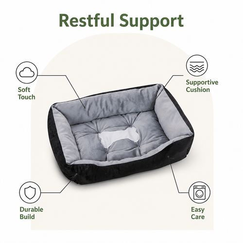 DogBedHouse All-Season High-Resilience Dog & Cat Bed