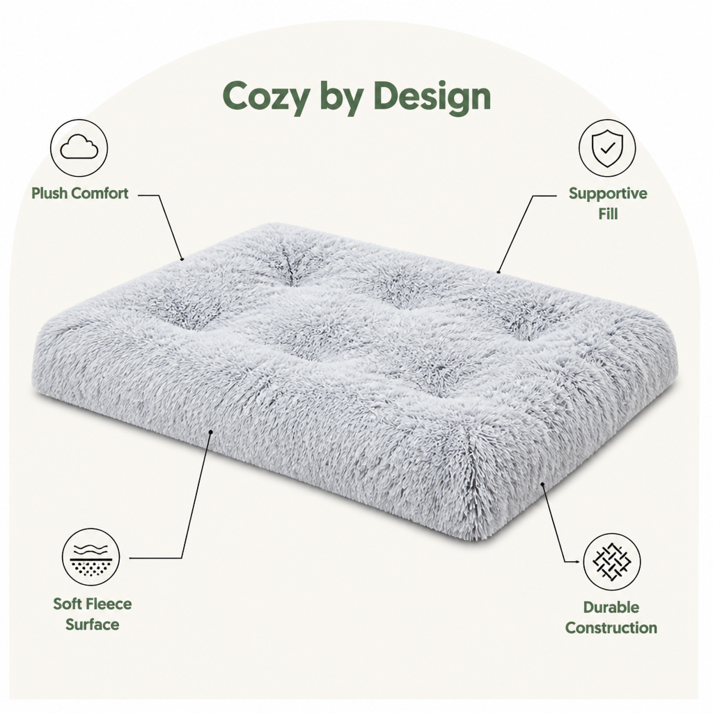 DogBedHouse Gradient Plush Fleece Dog Bed