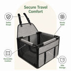 DogBedHouse Seat-Belted Removable Cushion Booster Seat