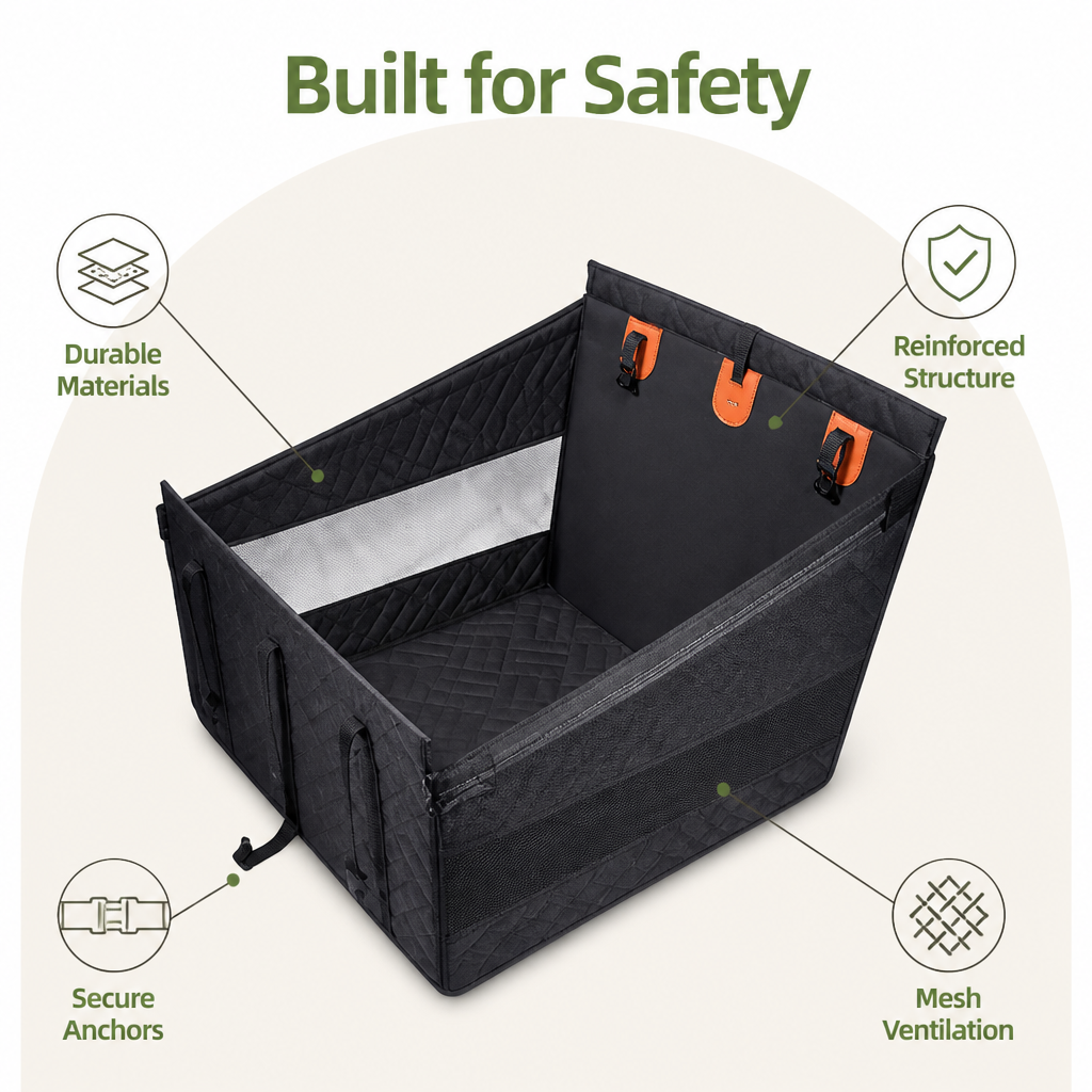 DogBedHouse Durable Hammock-Style Car Seat Extender