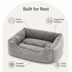 DogBedHouse Plush Mattress-Style & Easy-Clean Polyester Pet Bed