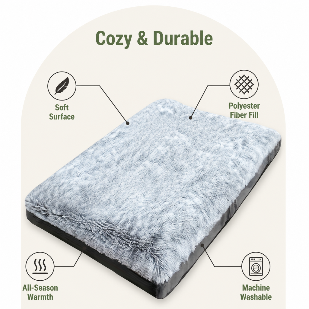 DogBedHouse Warm Polyester Fiber Dog Bed (Pre-Assembled)