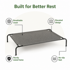 DogBedHouse Cooling Breathable Mesh Elevated Dog Bed