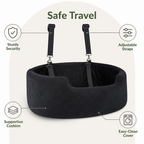 DogBedHouse D30 Rebound Sponge Car Seat Booster (Removable Washable Cover)