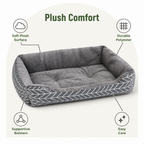DogBedHouse Plush Polyester Winter Warm Dog Bed (Multiple Sizes)