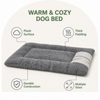 DogBedHouse Plush Polyester & Insulated Fill Dog Bed