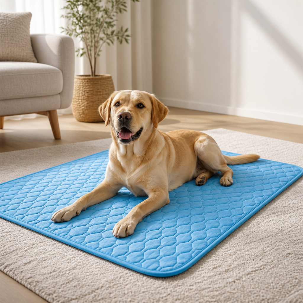 DogBedHouse Ice Silk Cooling & Breathable Pet Mat (Machine Washable)