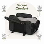 DogBedHouse Breathable Mesh & Cushion Center Console Booster Seat