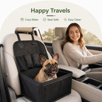 DogBedHouse Oxford Cloth Stain-Resistant & Washable Car Seat Mat (Front Passenger)