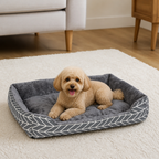 DogBedHouse Plush Polyester Winter Warm Dog Bed (Multiple Sizes)