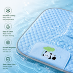 DogBedHouse Ice Bead Cooling & Easy-Clean Polyester Dog Mat