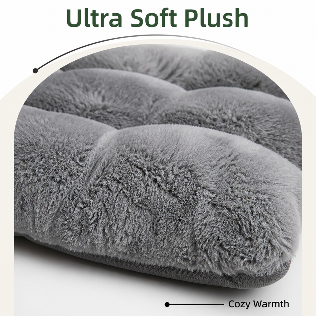DogBedHouse Plush Polyester & Insulated Fill Dog Bed