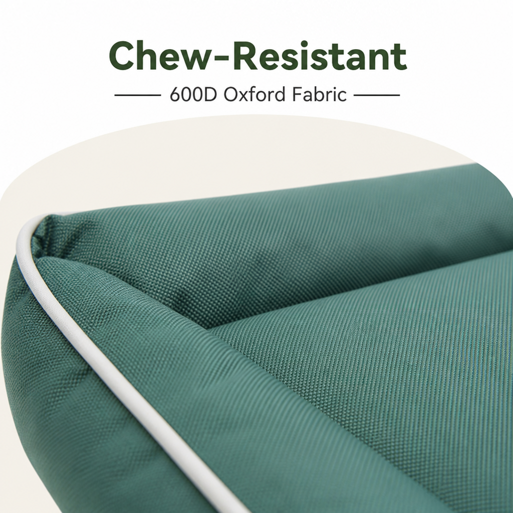 DogBedHouse Chew-Resistant 600D Oxford Dog Bed
