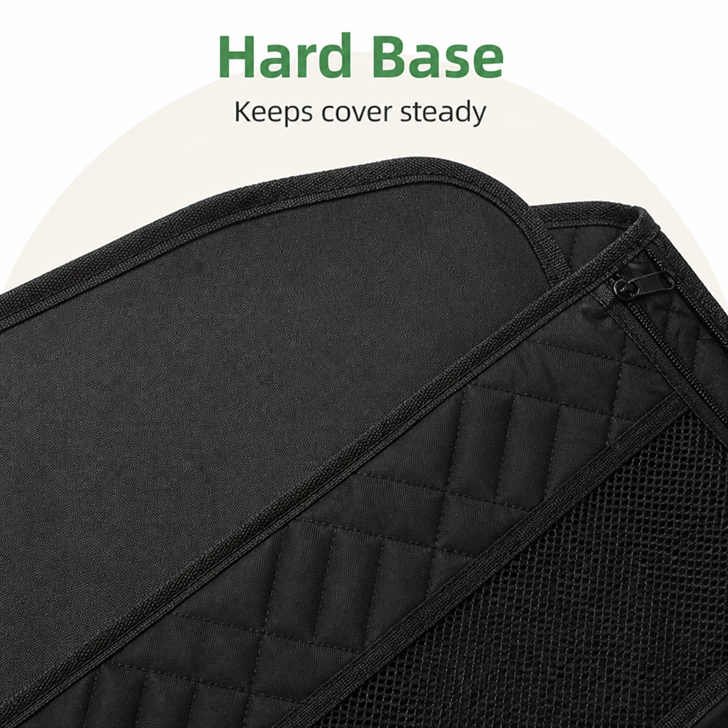 DogBedHouse Hard Base & Rear Expanders Car Seat Cover (Large)