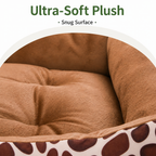 DogBedHouse Plush Polyester Dog Bed (Multiple Sizes)