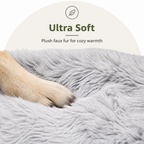 DogBedHouse Thick Fleece Lined & Washable Pet Mat (Removable Cover)