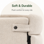 DogBedHouse Plush & Durable Polyester Dog Car Seat (Small/Medium)